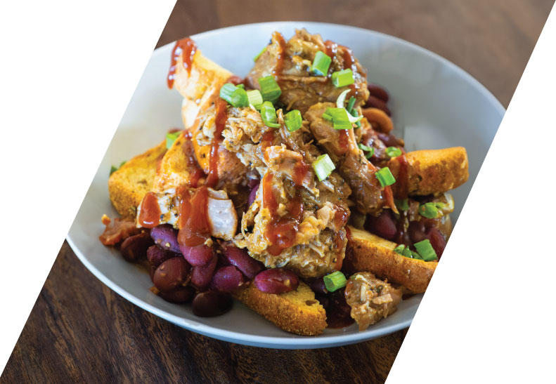 Delicious steaks on a grill